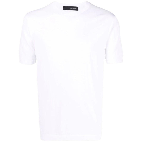 T-shirt Uomo girocollo in cotone Bianco TAGLIATORE- Francavilla Moda